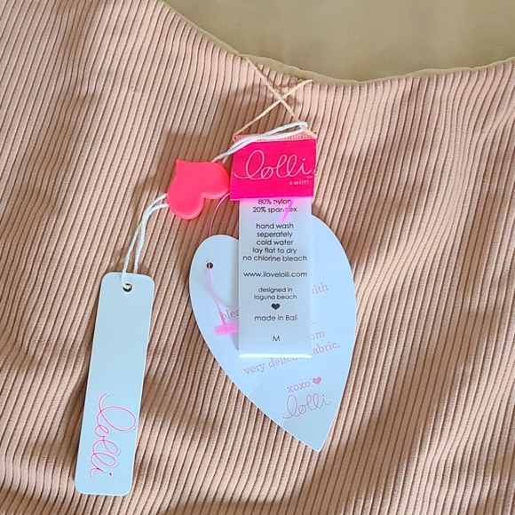 🩱LOLLI RIBBED ONE PIECE SWIMSUIT - Picture 5 of 6